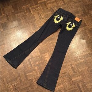 True Religion Dark Blue Flare Jeans